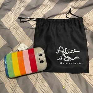 Alice + Olivia Friends With You Clutch